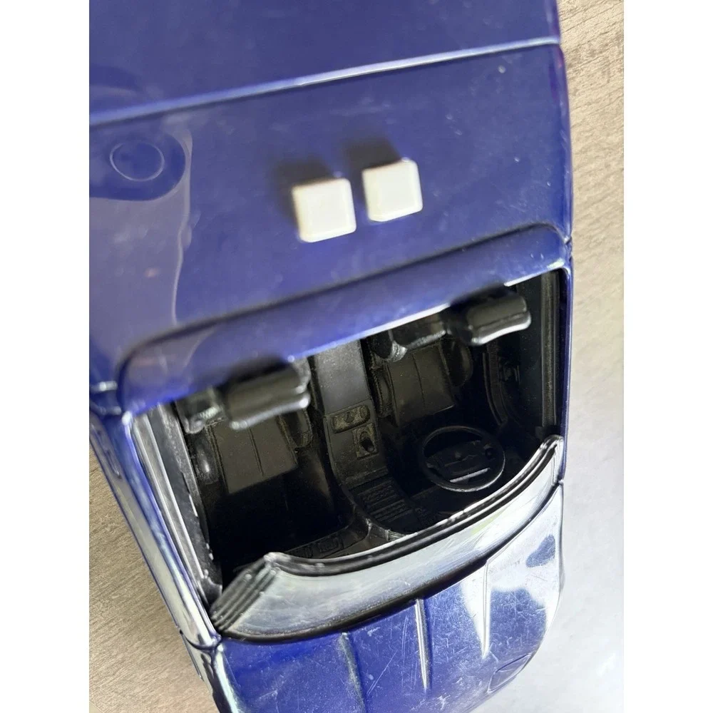 Funrise 1995 Chevrolet Corvette Blue With Real Voice Radio Sounds Lights Chevy